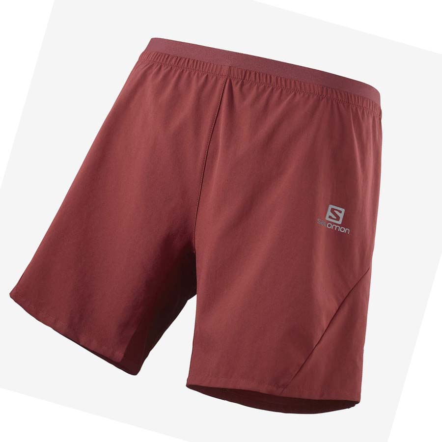 Bermudas Salomon CROSS 7\'\' Hombre Rojos | MX 3165KOR